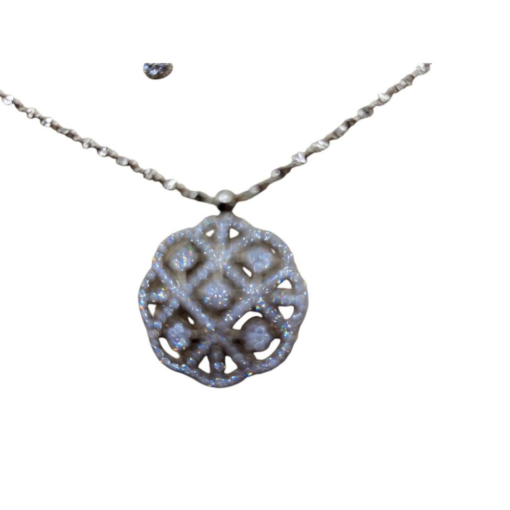 Charter Club Gold-Tone Necklace & Earring Set With Sparkling Pendant & Studs In - Picture 8 of 9